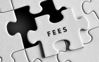 Fees text on puzzle