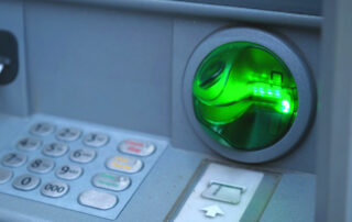 skimmer at an ATM