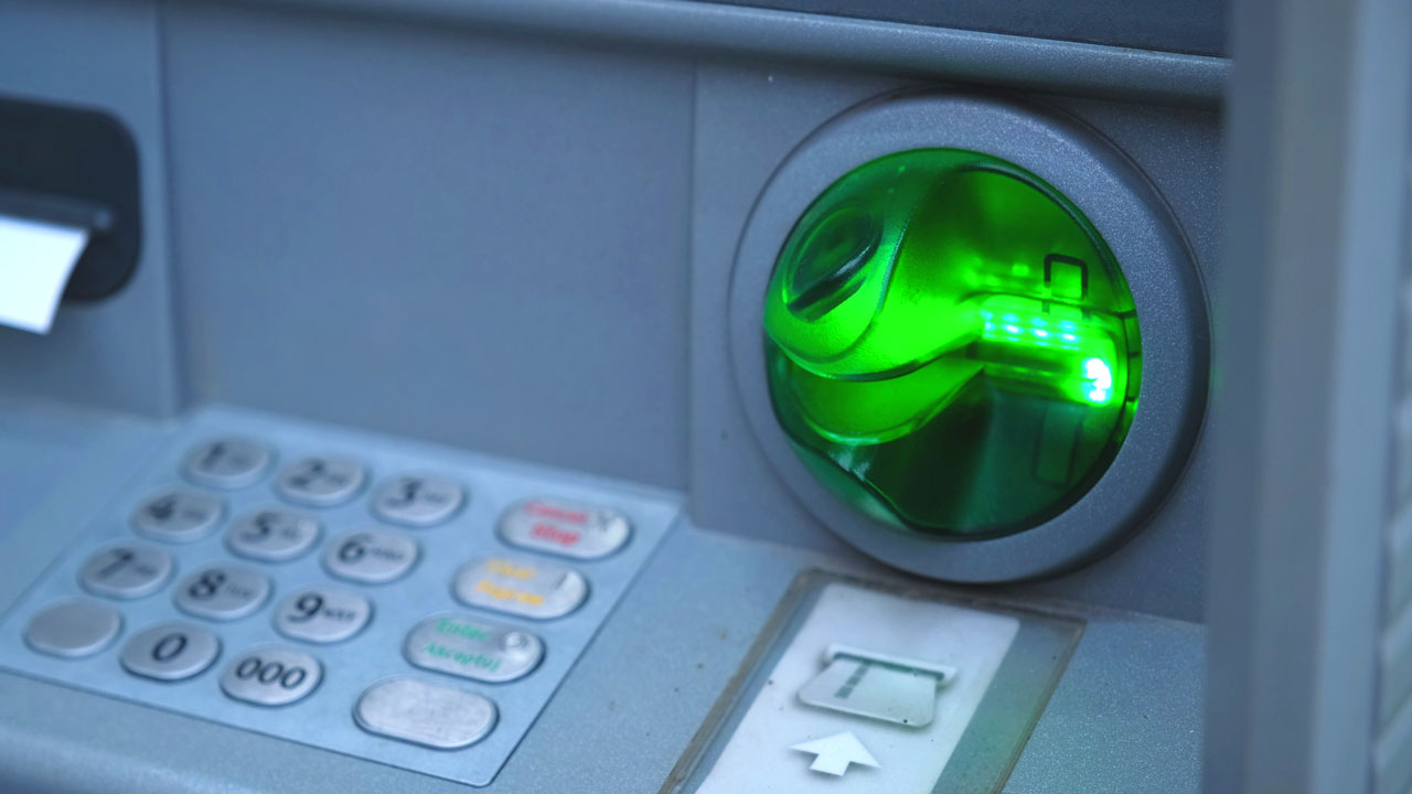 skimmer at an ATM
