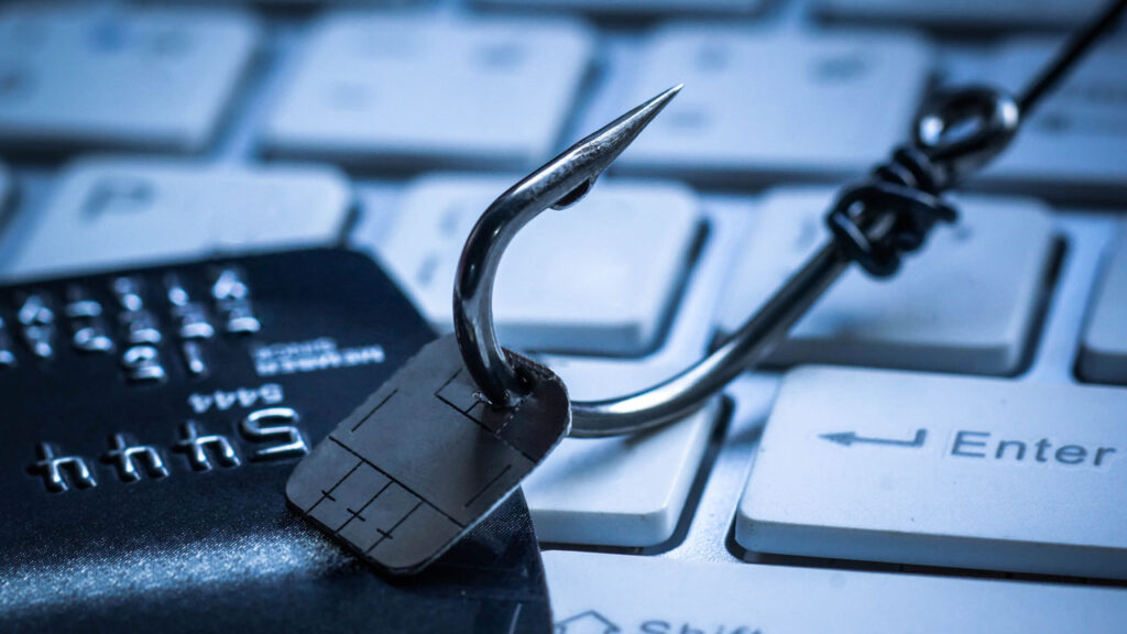 EMV with a hook attached